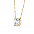 Aurelia 1ct Round Diamond Necklace Classic Solitaire