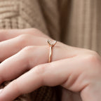 Ovella 1ct Oval Diamond Ring Classic Solitaire Glow