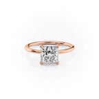 Veloria 1ct Princess Cut Diamond Ring Classic Solitaire