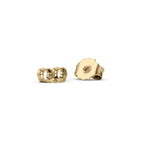 Lumera 1ct Elongated Cushion Diamond Studs Bezel Edition Yellow Patch