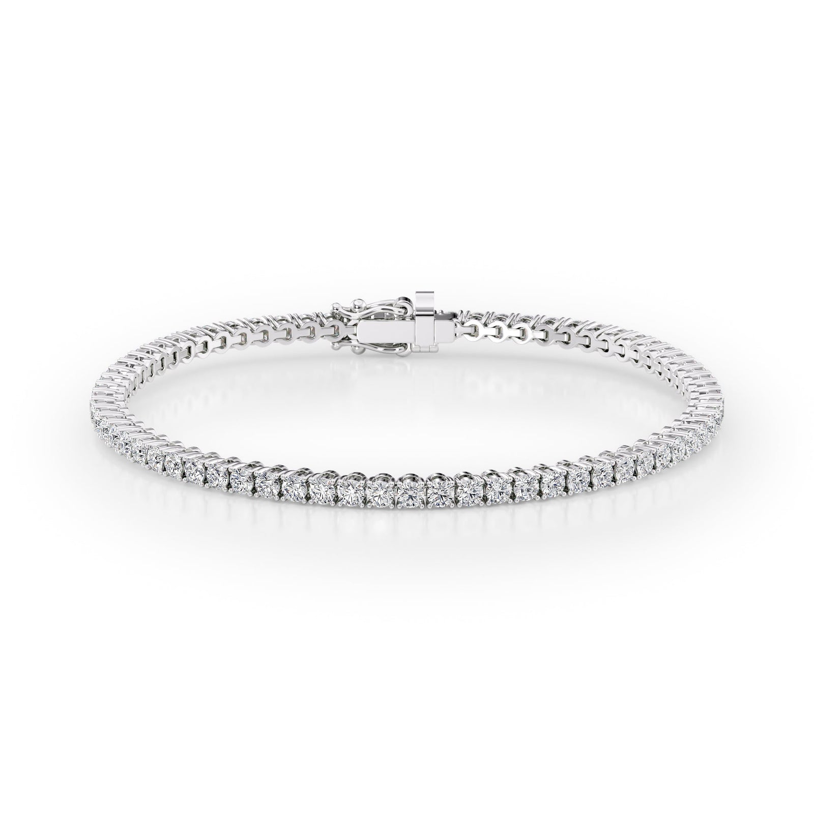 Astra Tennis Bracelet – 3.5ct Lab Diamond in 14K Gold
