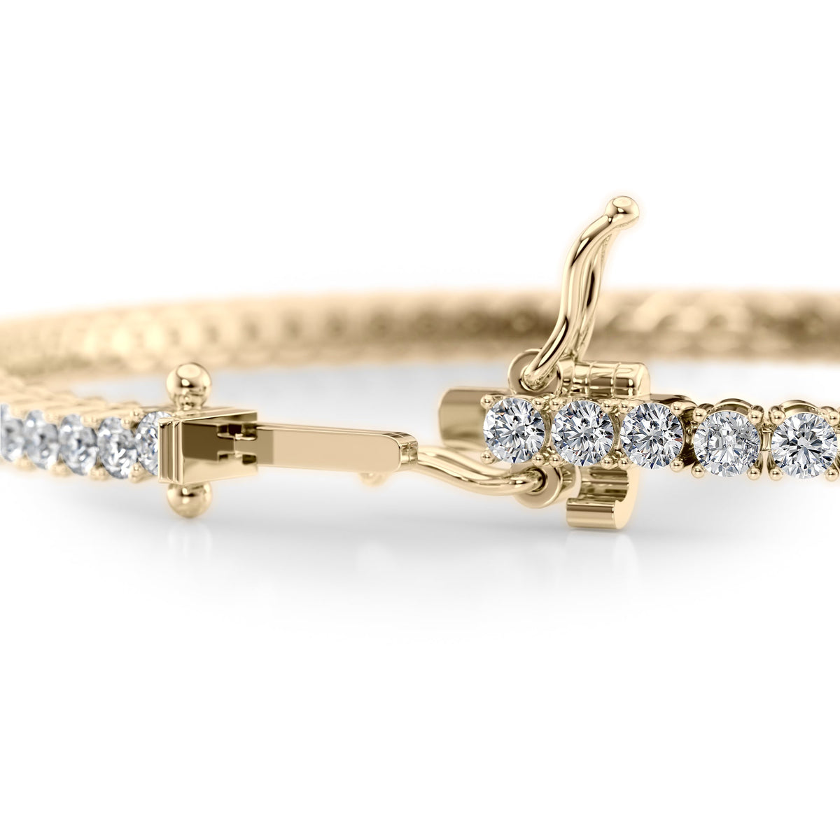 Astra Tennis Bracelet – 3.5ct Lab Diamond in 14K Gold