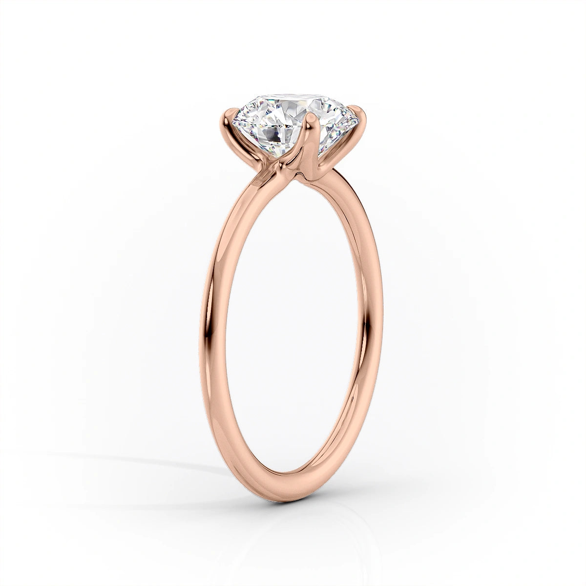 Ovella 1ct Oval Diamond Ring Classic Solitaire Glow
